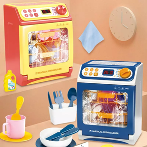 اسباب بازی ماشین ظرفشویی آبی با لوازم جانبی MAGICAL DISHWASHER_اسباب بازی